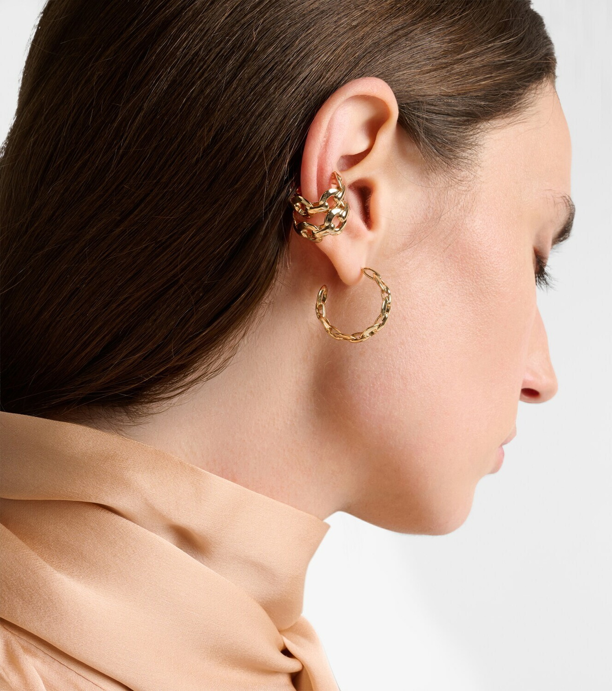 Jennifer Fisher Set of 2 14kt gold-plated ear cuffs
