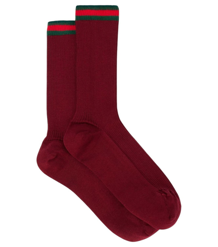 Photo: Gucci Web Stripe cotton-blend socks