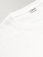 Loewe - Anagram Logo-Detailed Cotton-Jersey T-Shirt - White