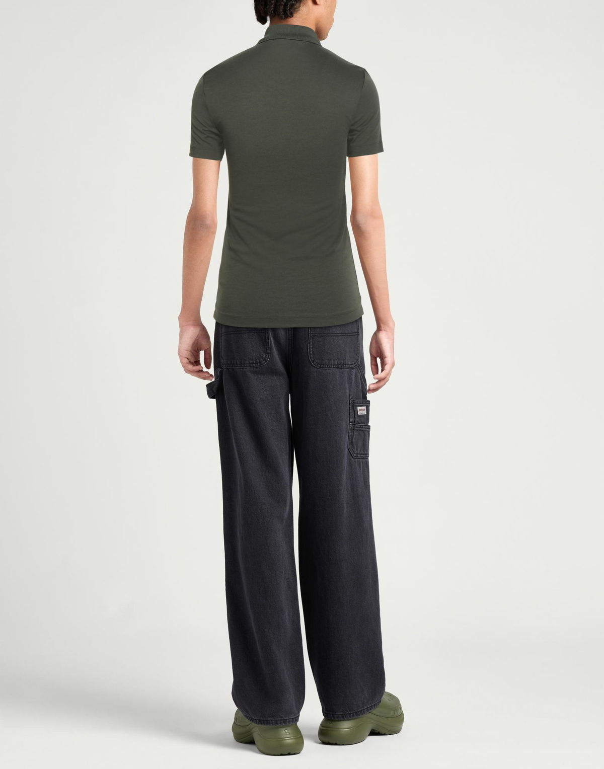 Ea7 Mens Polo shirt Military in Green