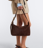 Miu Miu Spirit Medium suede shoulder bag