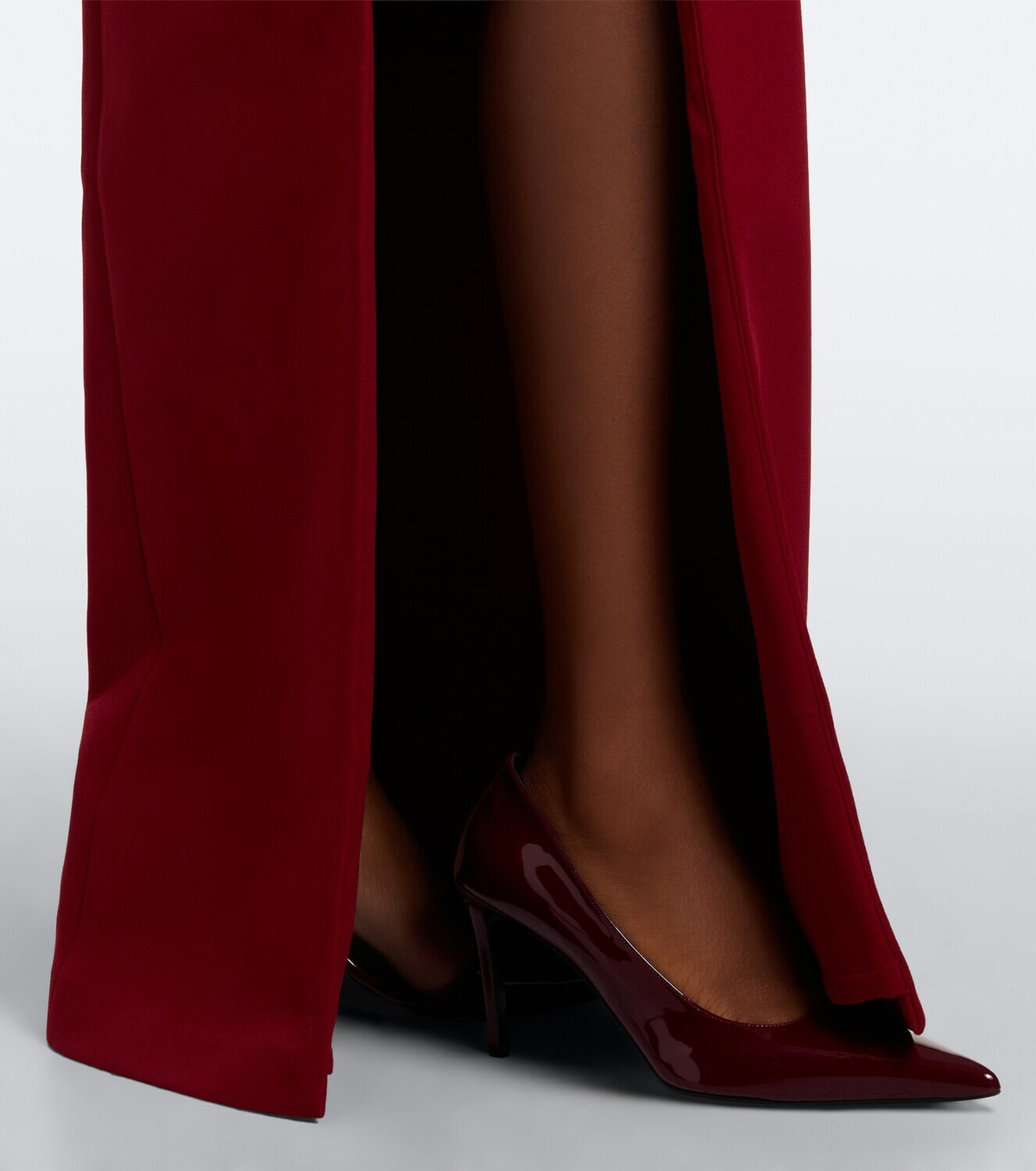 Safiyaa Acilah crêpe maxi skirt