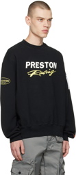 Heron Preston Black 'Preston Racing' Sweatshirt