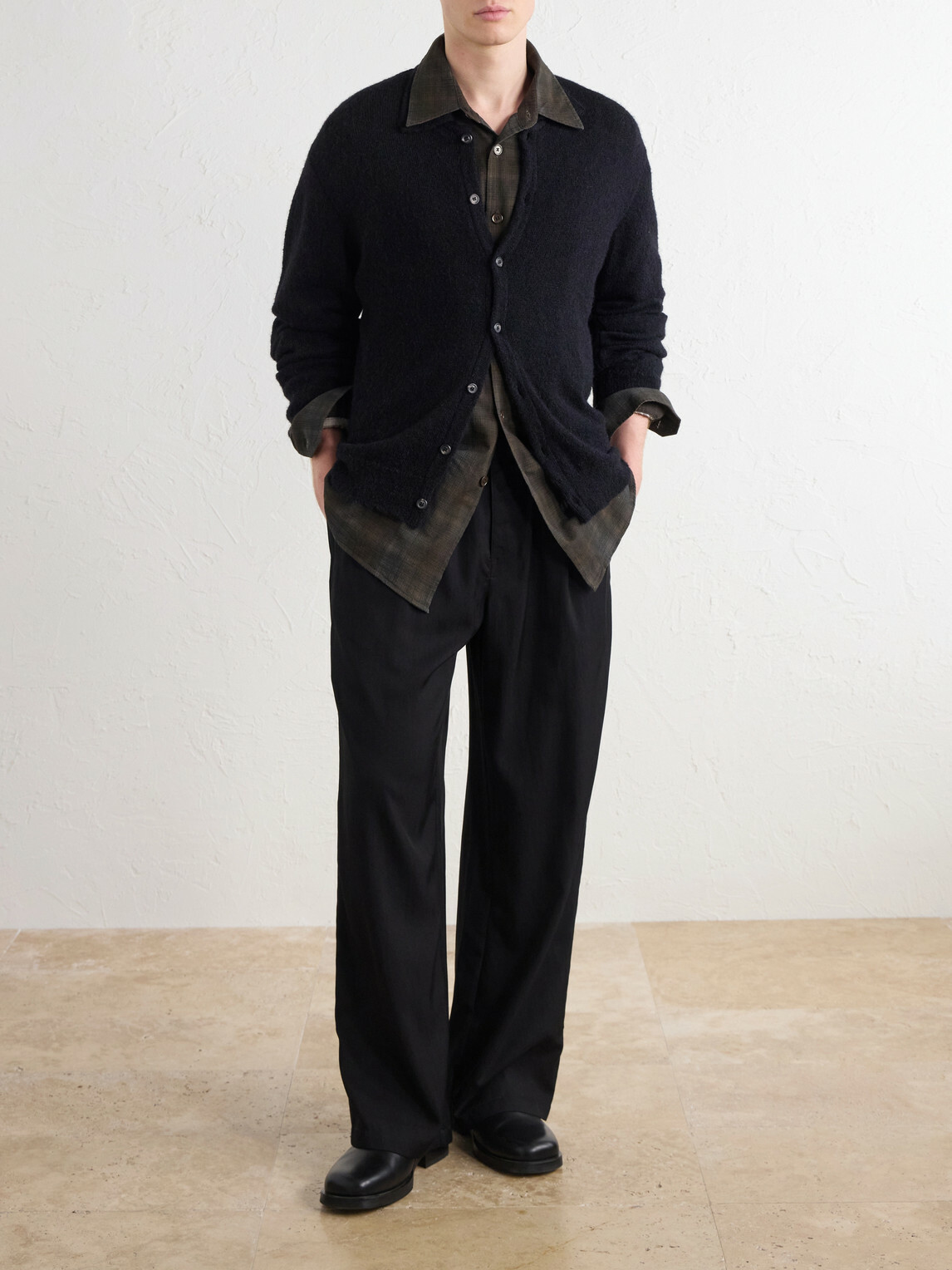 Our Legacy - Wide-Leg Pleated TENCEL™ Lyocel-Blend Twill Trousers - Black