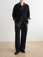 Our Legacy - Wide-Leg Pleated TENCEL™ Lyocel-Blend Twill Trousers - Black