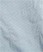Brooks Brothers Men's Milano Slim-Fit Sport Shirt, Stretch Performance Series with COOLMAX, Gingham | Blue