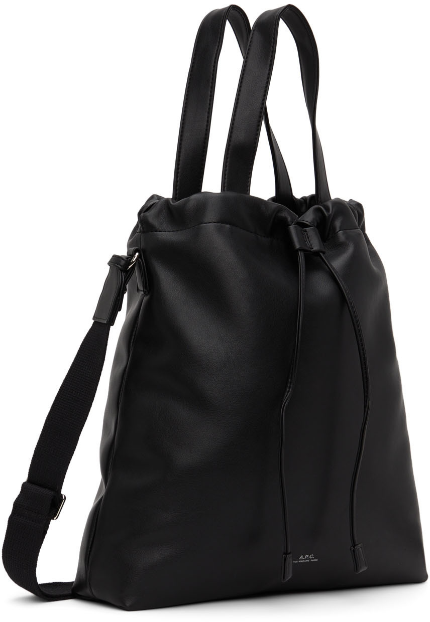 A.P.C. Black Nino Shopping Tote