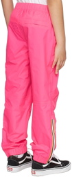 K-Way Kids Pink 'Le Vrai Edgard' Track Pants