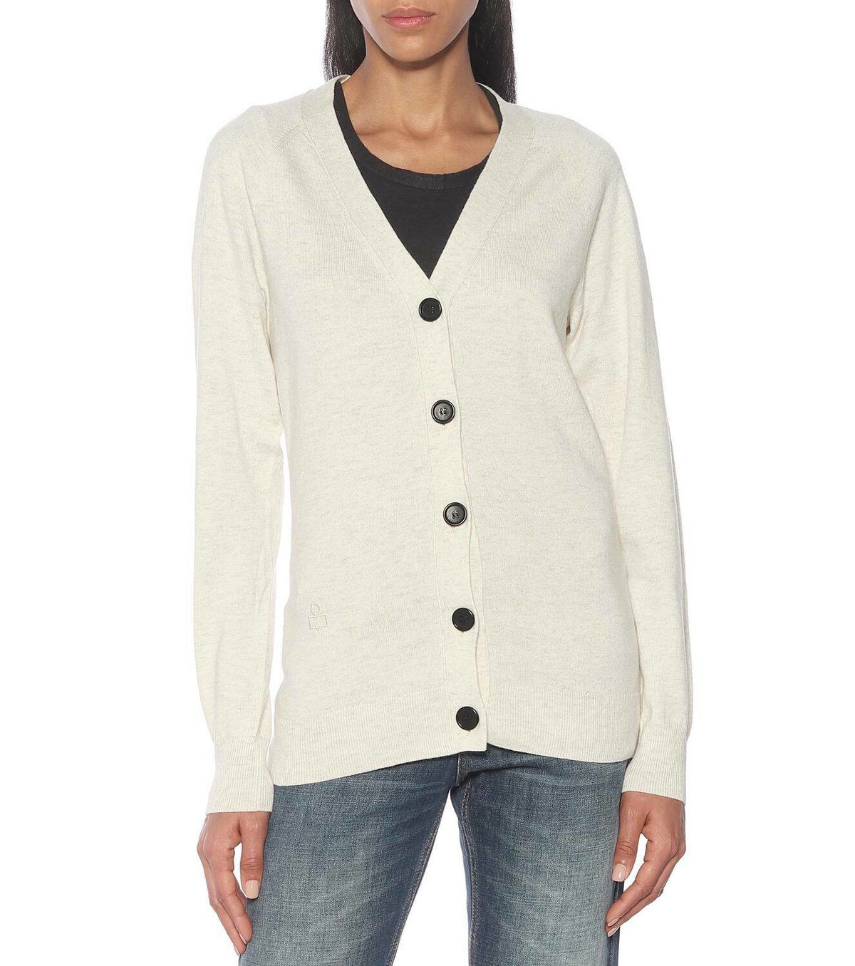 Marant Etoile Beige Cotton Cardigan