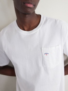 Noah - Core Logo-Printed Cotton-Jersey T-shirt - White