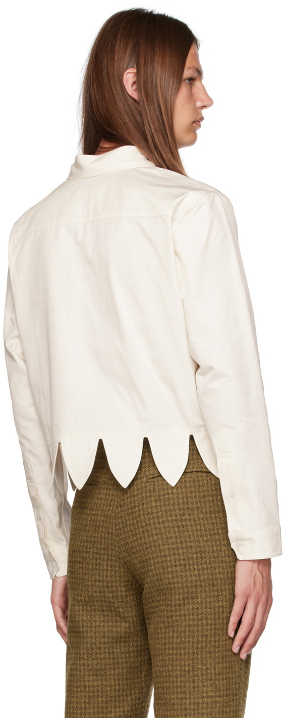 Juntae Kim White Corset Shirt