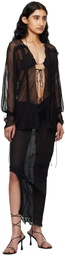 Christopher Esber Black Floating Shirt