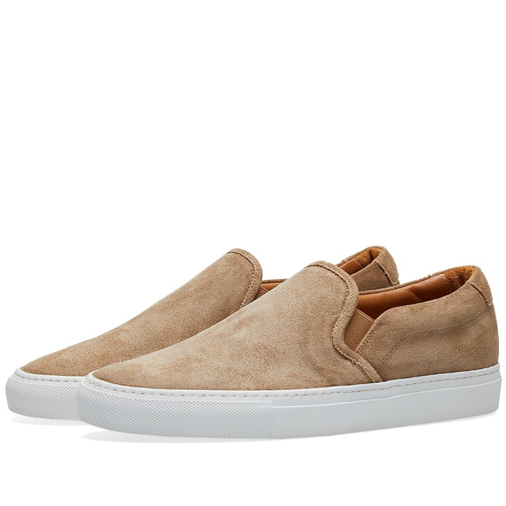 Photo: Common Projects Slip On Waxed Suede