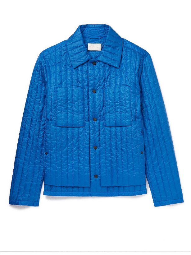 Photo: Craig Green - Quilted Shell Jacket - Blue