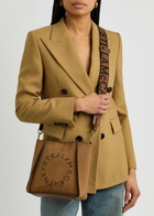 Stella Mccartney Stella Logo Mini Faux Suede Cross-body bag - Brown - One Size