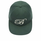 Bound Men's Script Embroidered 6 Panel Cap in Forest Green 