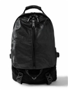 Indispensable - Logo-Print Vegan TechLeather™ and Suede Backpack