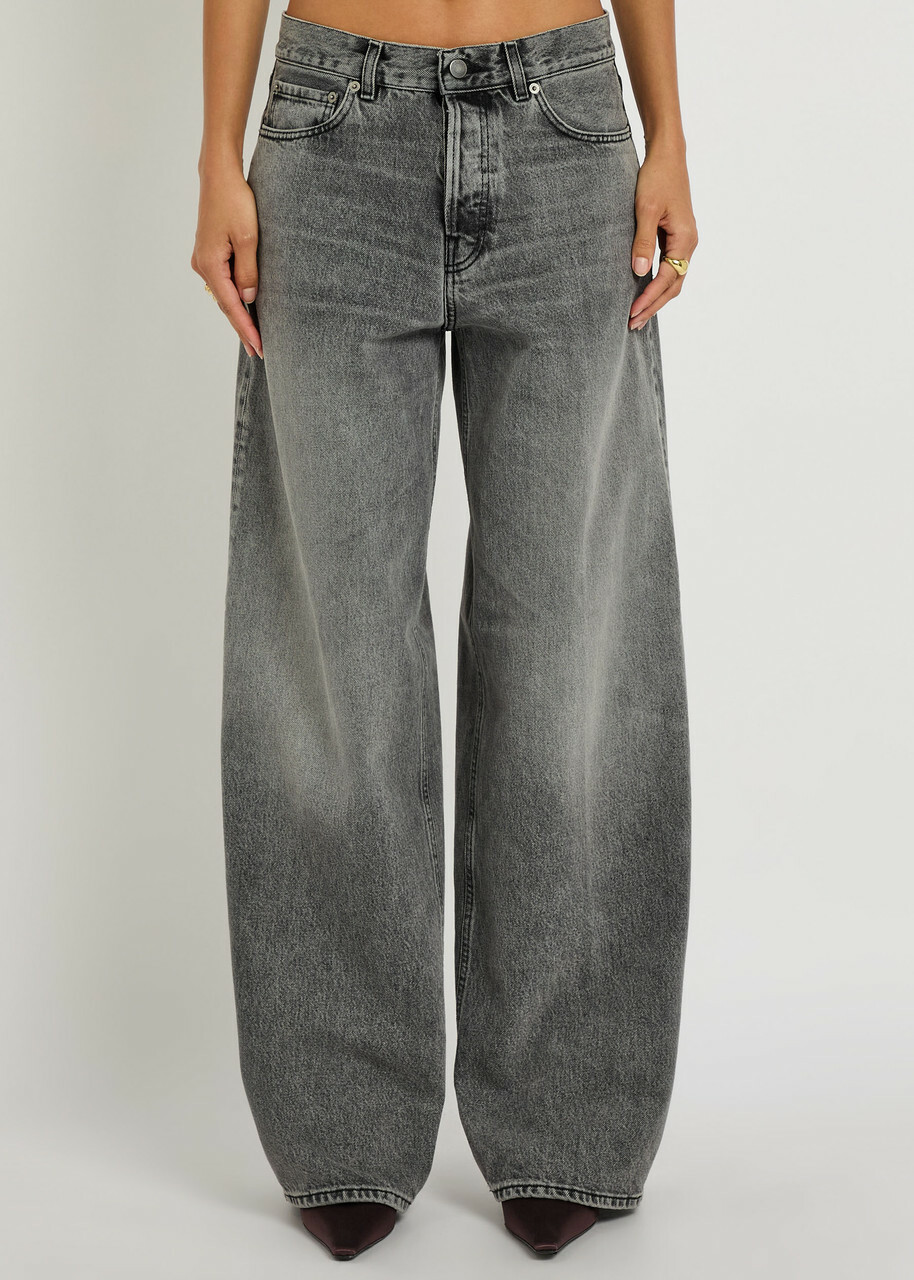 Haikure Bethany Wide-leg Jeans Grey