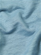 Altea - Lewis Stretch-Linen Jersey T-Shirt - Blue