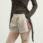 Adidas Women's Wide Shorts in Wonder Alumina