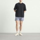 Calvin Klein Men's Heritage Cotton Poplin Sleep Short in Majorca Stripe Speakeasy