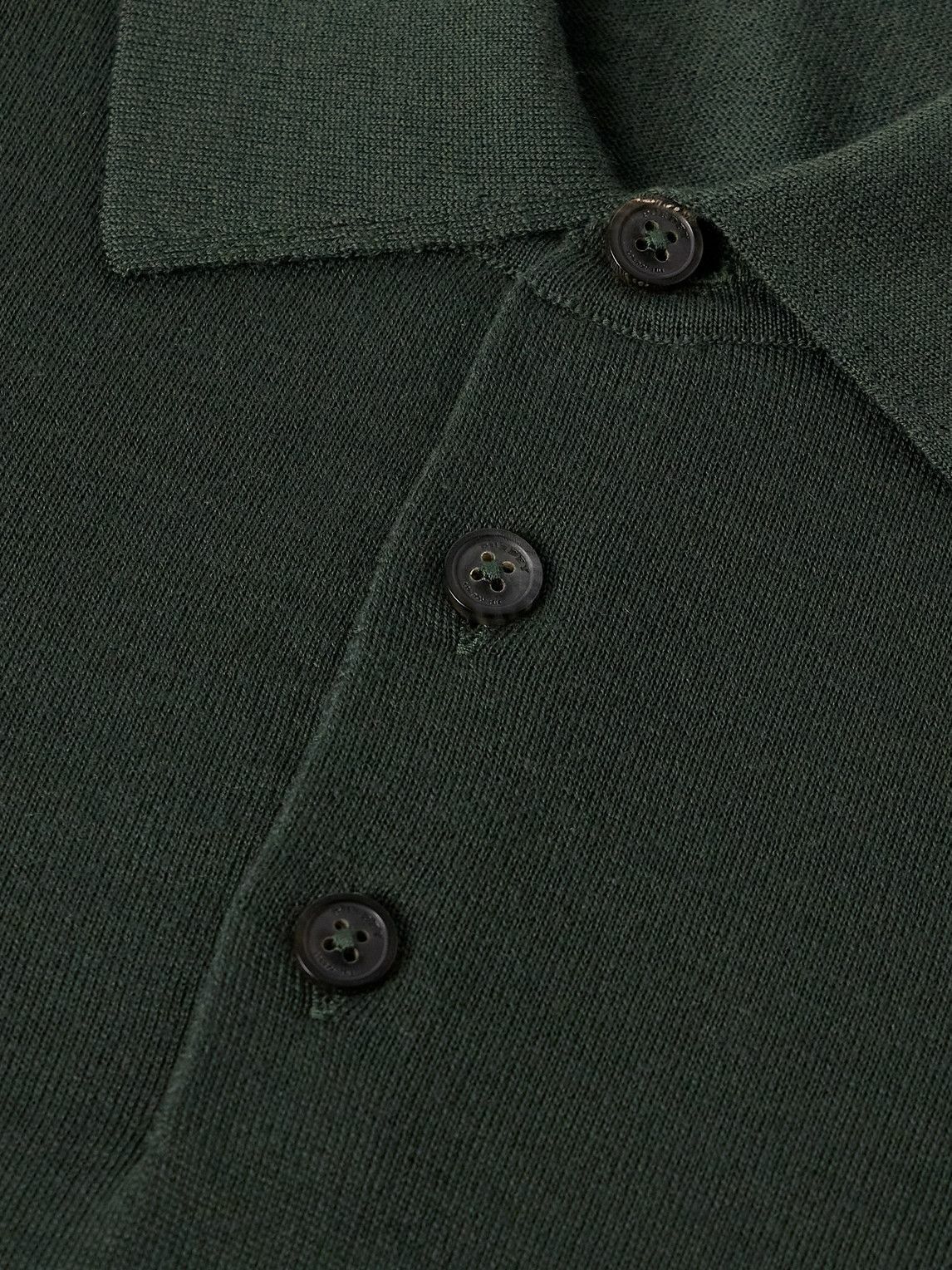 Purdey - Tantallon Slim-Fit Merino Wool Polo Shirt - Green
