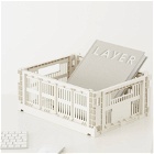 HAY Men's Medium Recycled Colour Crate - in Off White