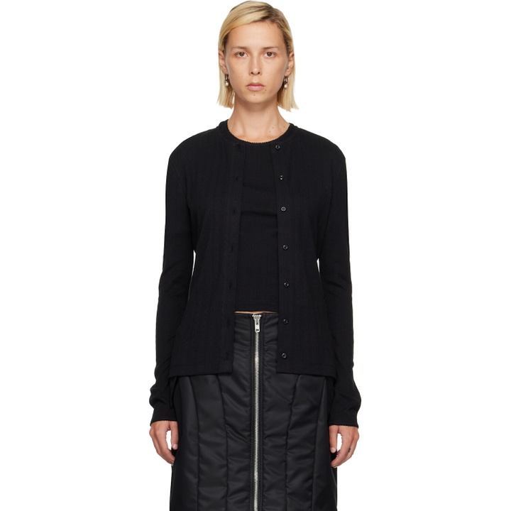 Photo: Simone Rocha Black Pointelle Cardigan