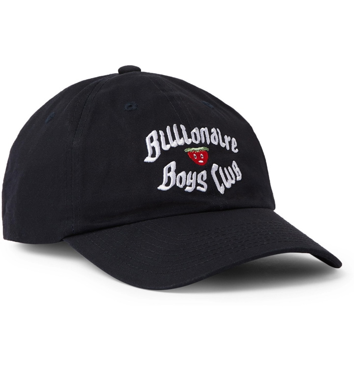 Photo: Billionaire Boys Club - Logo-Embroidered Cotton-Twill Baseball Cap - Blue