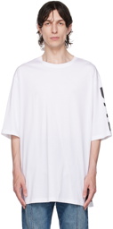 Balmain White Printed T-Shirt