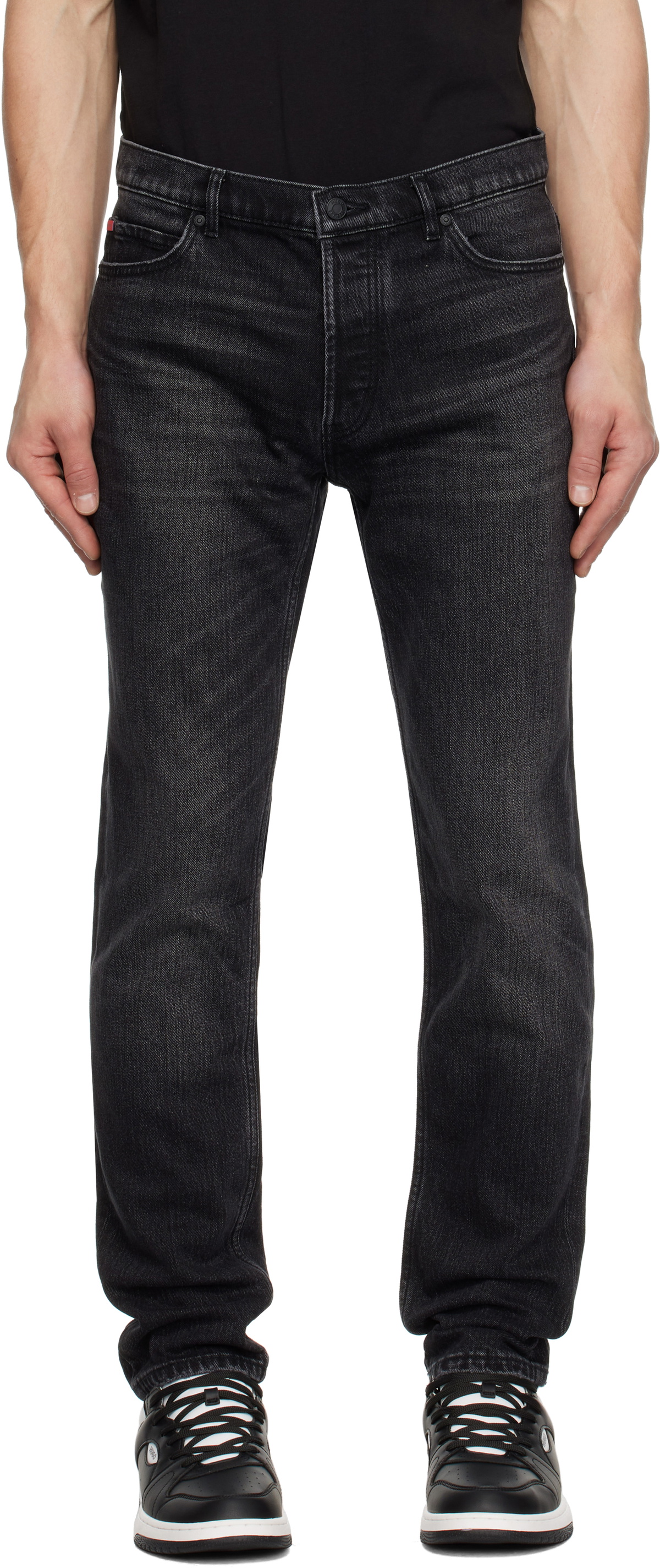 Hugo Black Tapered Jeans
