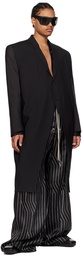 Rick Owens Black & Gray Bela Trousers