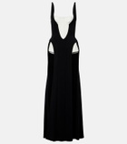 Mugler re/edit crêpe corset gown