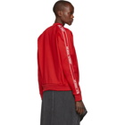 Off-White Red Logo Track Jacket