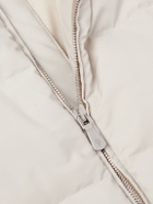 Eleventy - Quilted Tech Wool-Blend Down Gilet - Gray