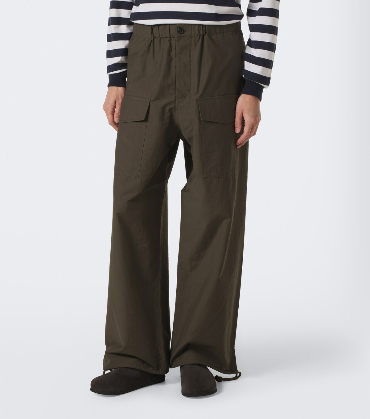 JW Anderson Cotton-blend wide-leg pants