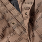 Balenciaga Men's Monogram BB Puffer Jacket in Beige/Brown