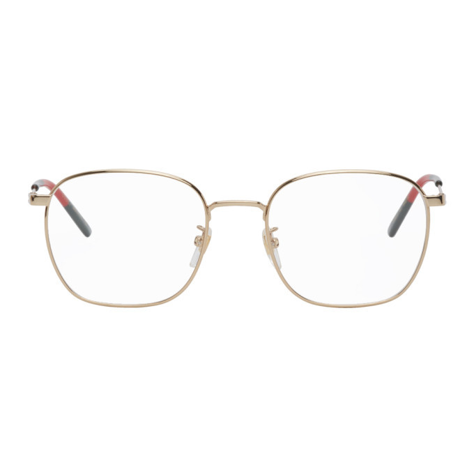 Gucci Gold Square Glasses Gucci