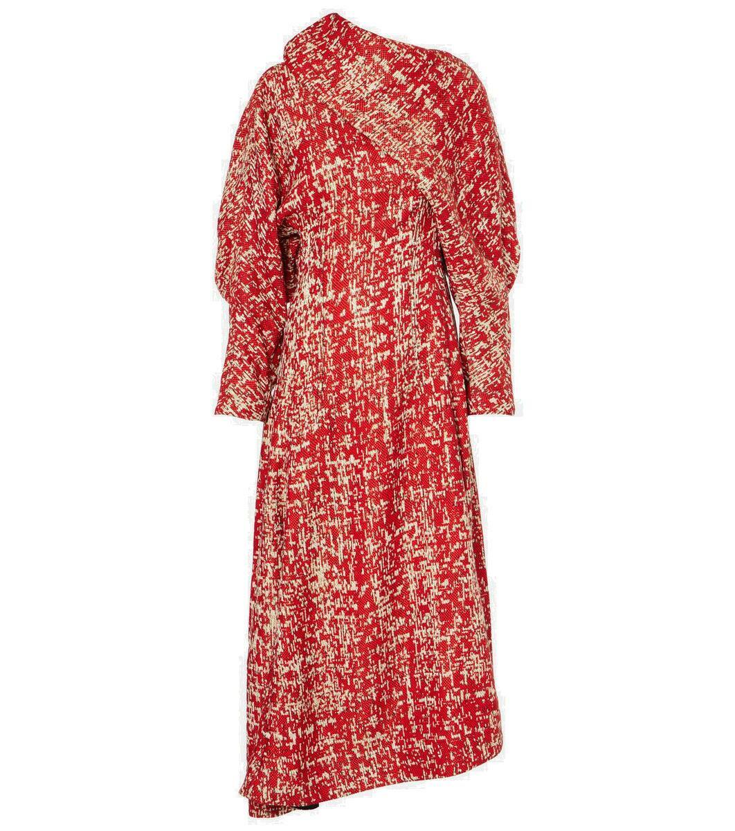 ワンピース BOTTEGA VENETA RED SILK DRESS Úrsula Corberò Wore Bottega Veneta & Prada To The 'El Jockey