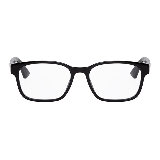 Photo: Gucci Black Rectangular Glasses