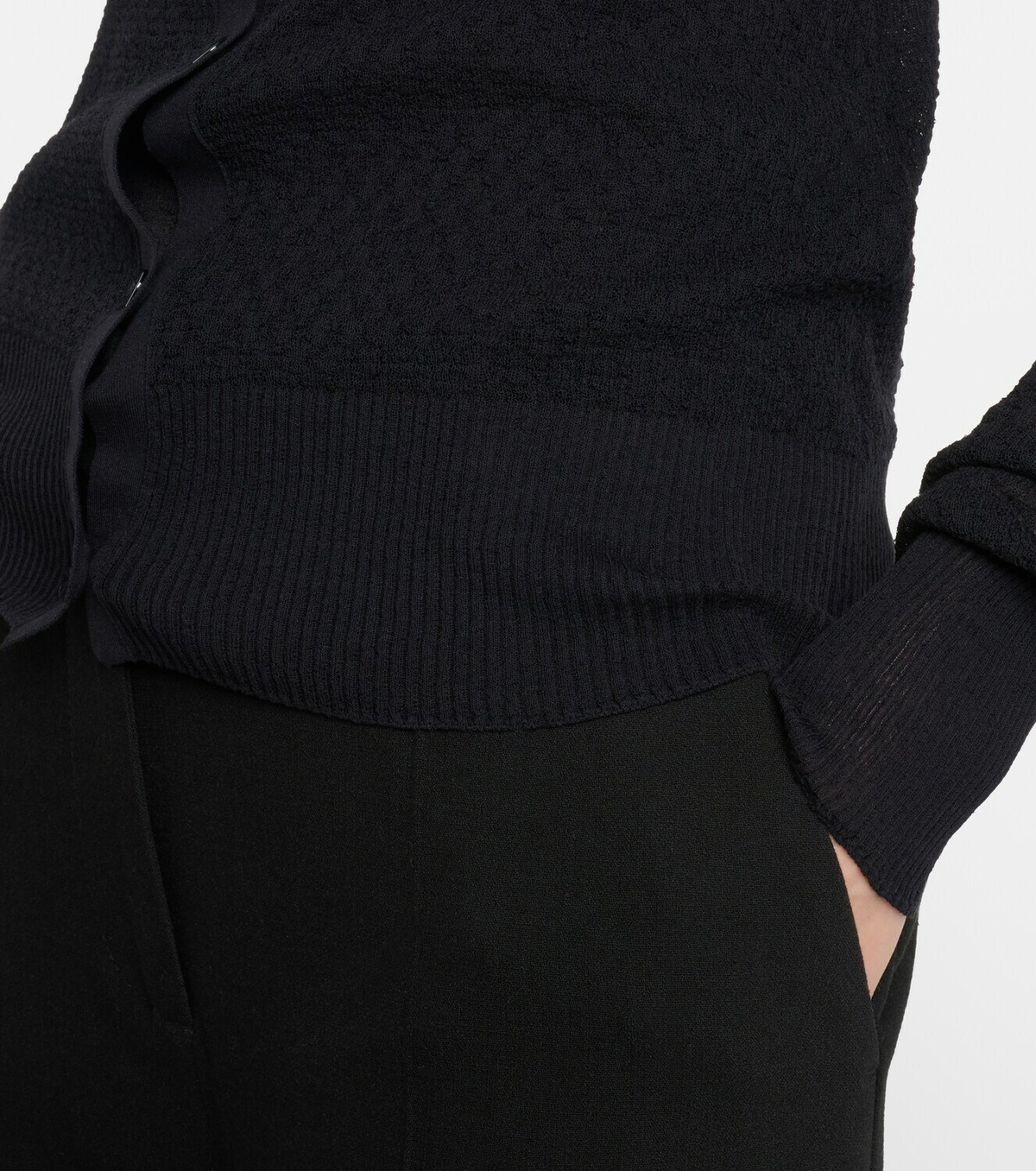 Victoria Beckham Cotton-blend cardigan