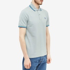 Fred Perry Men's Original Twin Tipped Polo Shirt in Blue/Mint