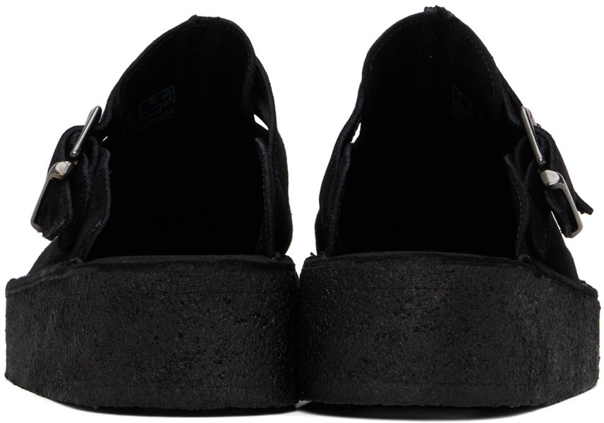 Clarks Originals Black Trek Wedge Mules Clarks Originals