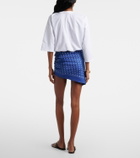 Christopher Esber Silk-trimmed cotton beach cover-up