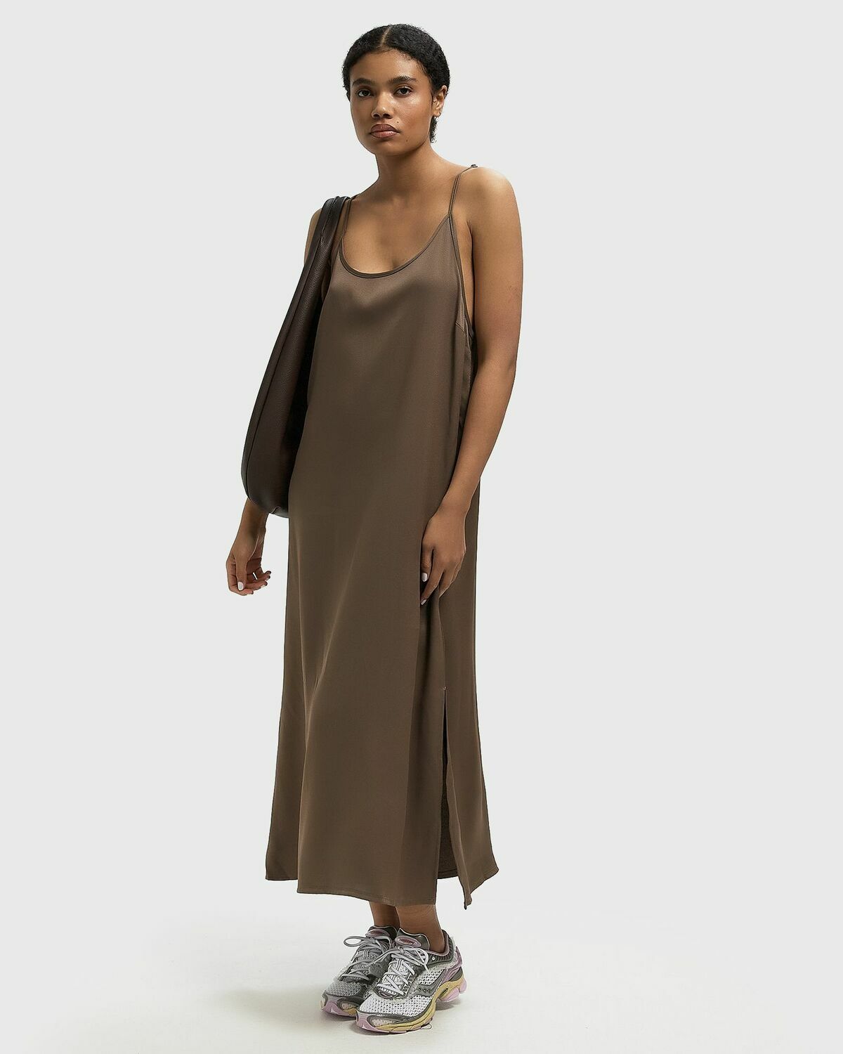 American Vintage TIDIM DRESS Brown Women