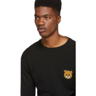 Moschino Black Small Teddy Bear Crewneck Sweater