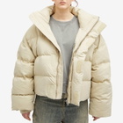 Entire Studios Women's Puffer Jacket in Off White