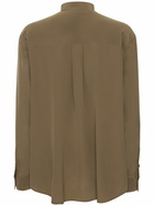MATTEAU Long Sleeve Silk Shirt