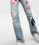 Givenchy - x Disney® high-rise slim jeans