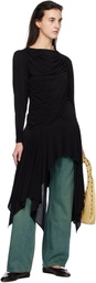 Paloma Wool Black Melinda Midi Dress